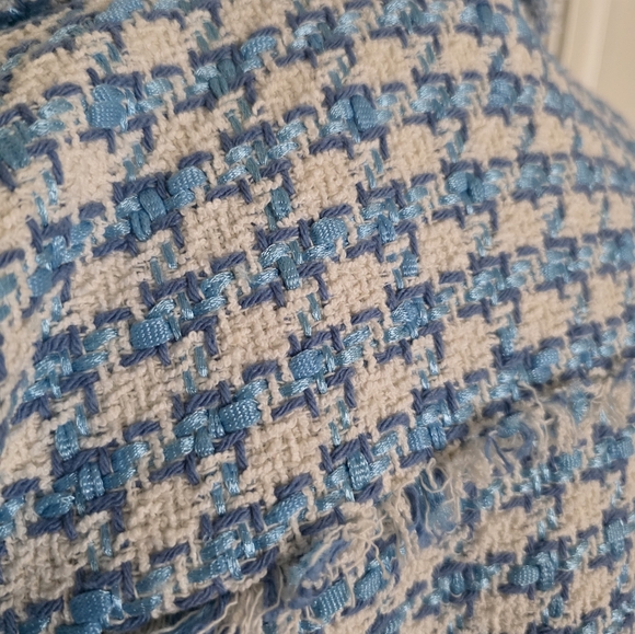 Ramy Brook Maleah Houndstooth Tweed Jacket NWT Womens S Blue Preppy City Chic - Picture 6 of 15